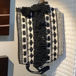 handbag with tassel